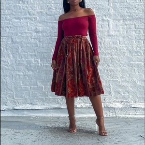 70’s Velvet Skirt SOLD